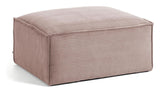 Blokkerer Pouf Pink Velvet