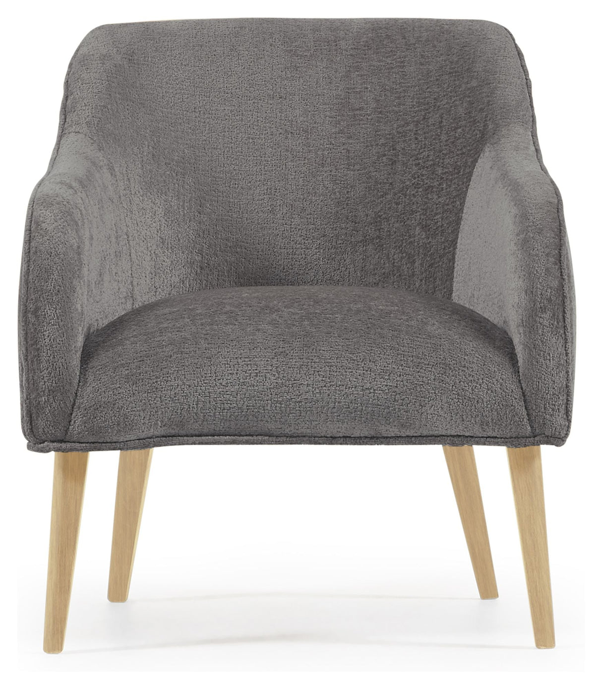 BULLY LOUNGE -stol, Gray Chenille/treben