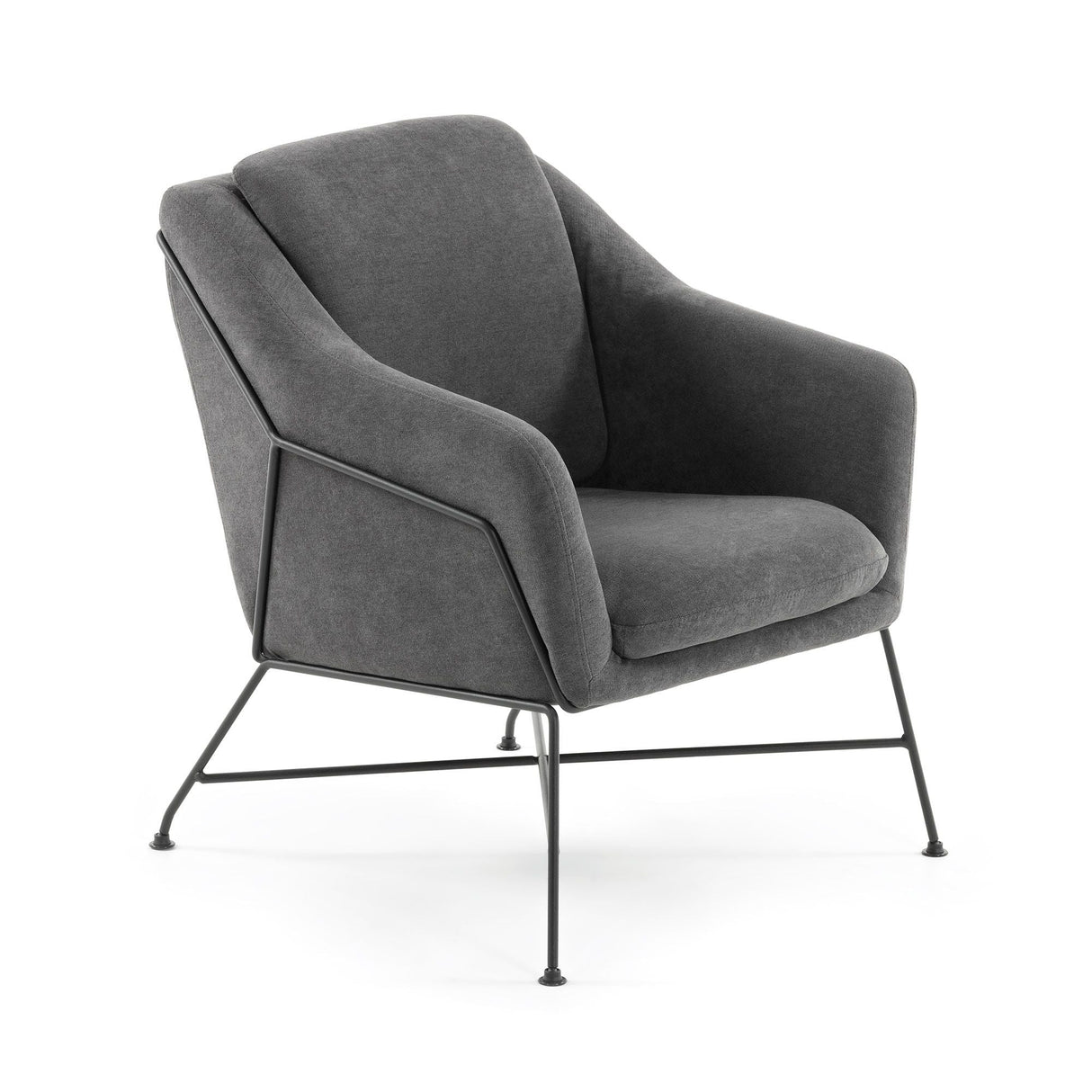 Brida Lounge Chair Black/Graphite