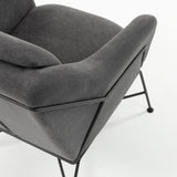 Brida Lounge Chair Black/Graphite