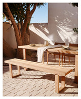 Canadell Bench, Nature Teak, B: 210