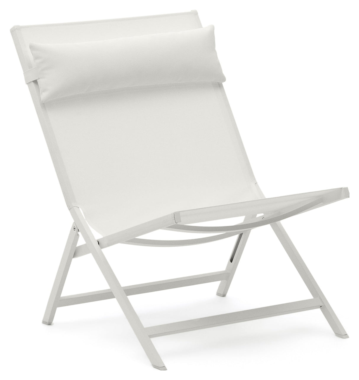 Canutell Folding Chair, White