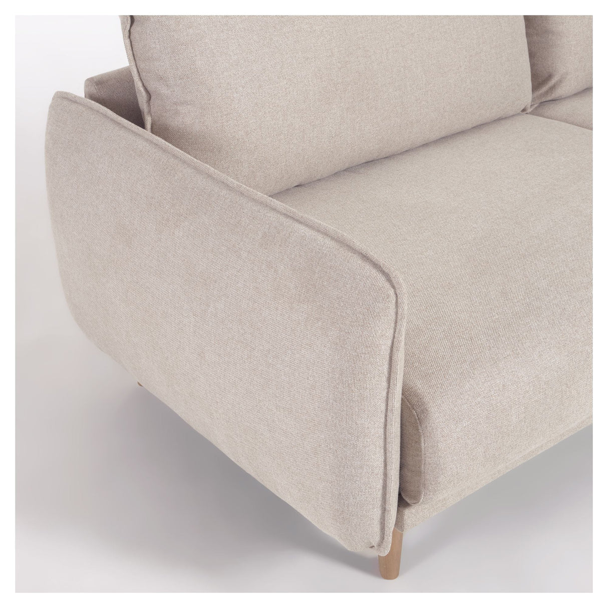 Carlota 3-per. Sofa, hvit