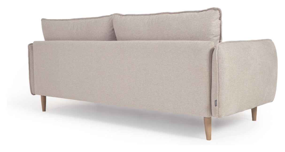 Carlota 3-per. Sofa, hvit