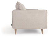 Carlota 3-per. Sofa, hvit