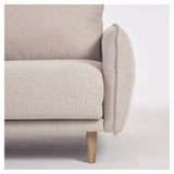 Carlota 3-per. Sofa, hvit