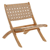 Chabeli Lounge -stol Acacia/Beige