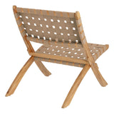 Chabeli Lounge -stol Acacia/Beige