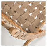 Chabeli Lounge -stol Acacia/Beige