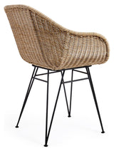 Chart Garden Chair, Polyrattan/Galvanized Steel