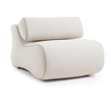 Club Lounge Chair med nakkestøtte, beige