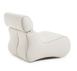 Club Lounge Chair med nakkestøtte, beige