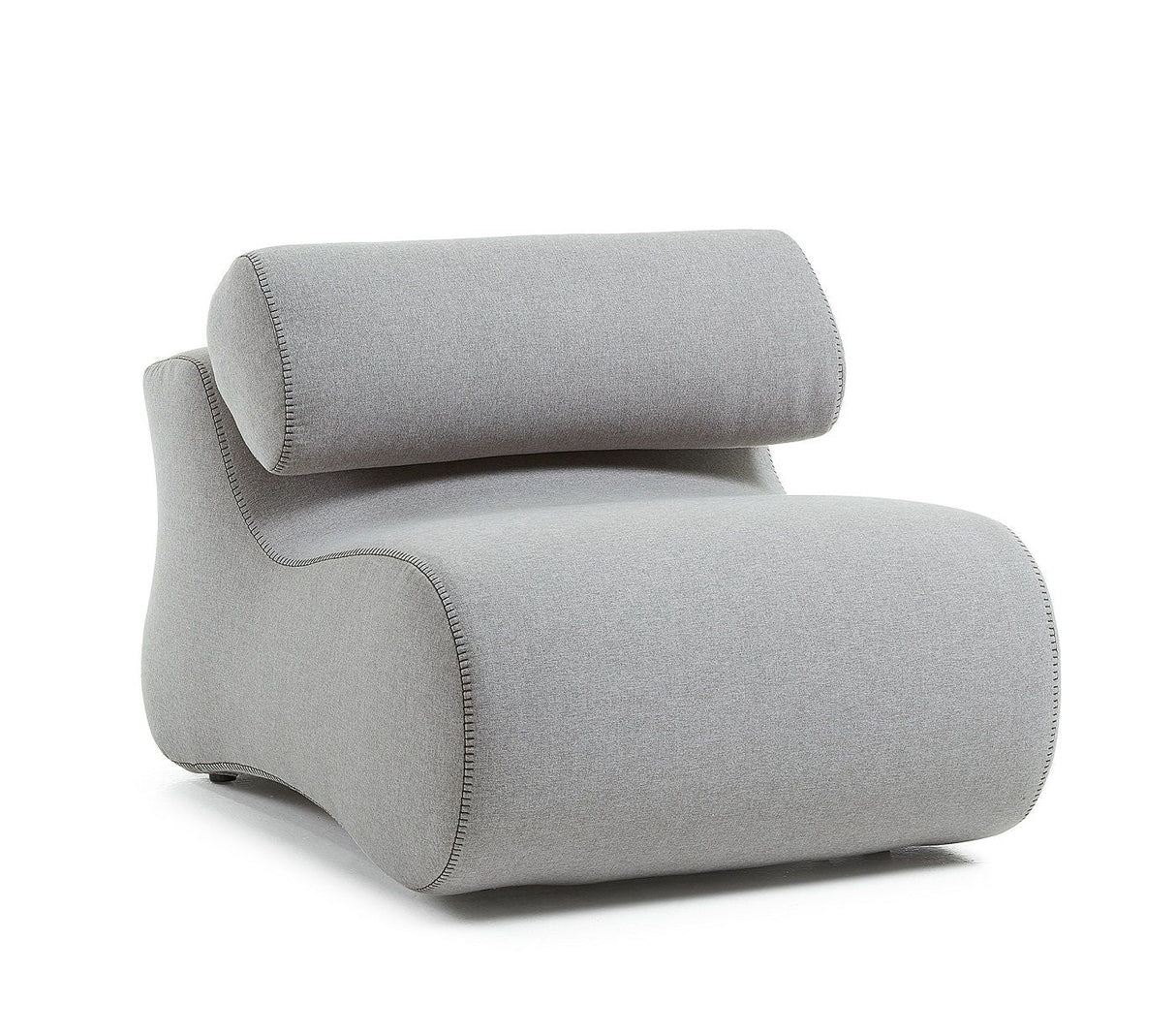 Club Lounge Chair med nakkestøtte, Gray