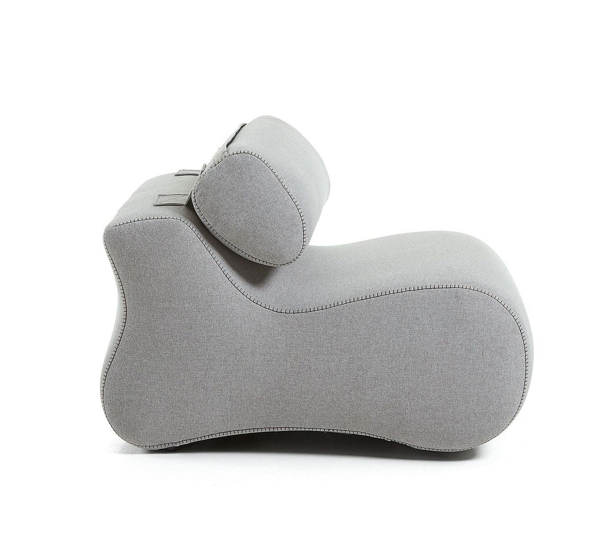 Club Lounge Chair med nakkestøtte, Gray