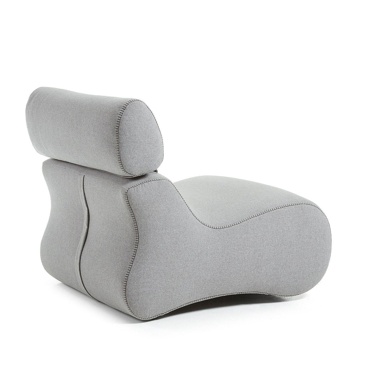 Club Lounge Chair med nakkestøtte, Gray