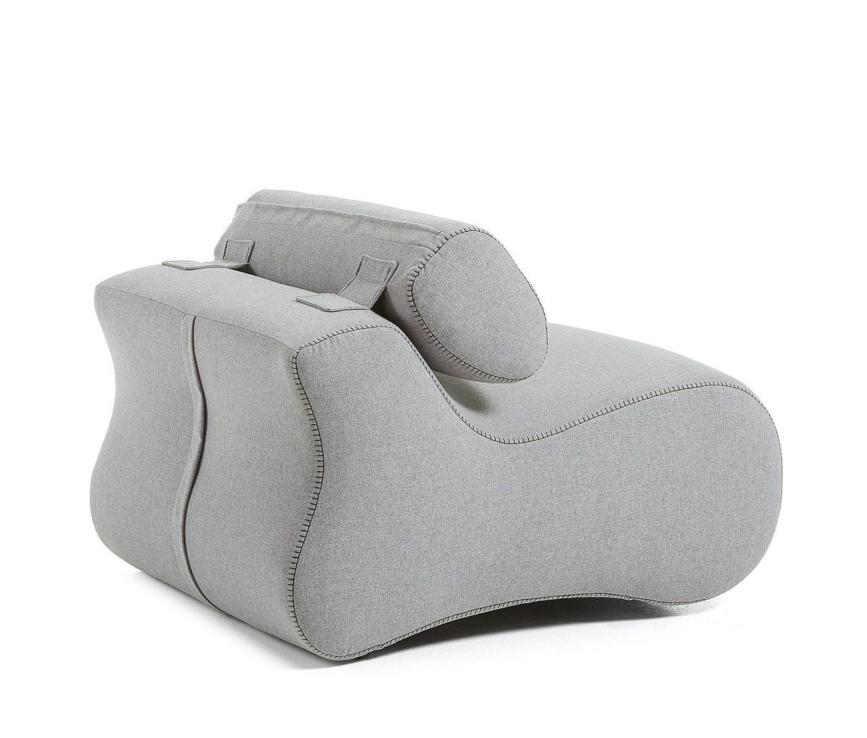 Club Lounge Chair med nakkestøtte, Gray