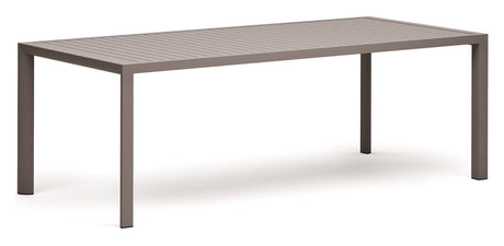 Culip Garden Table, Brown Alu, 220x100