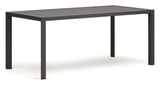 Culip Garden Table, Gray Alu, 180x90