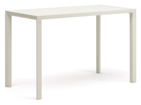 Culip Garden Table, White Alu, 95x77x150