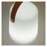 Dialma led lampe med stropp hvit plast