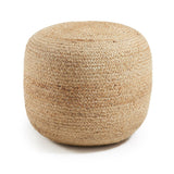 Dip Pouf Beige Jute