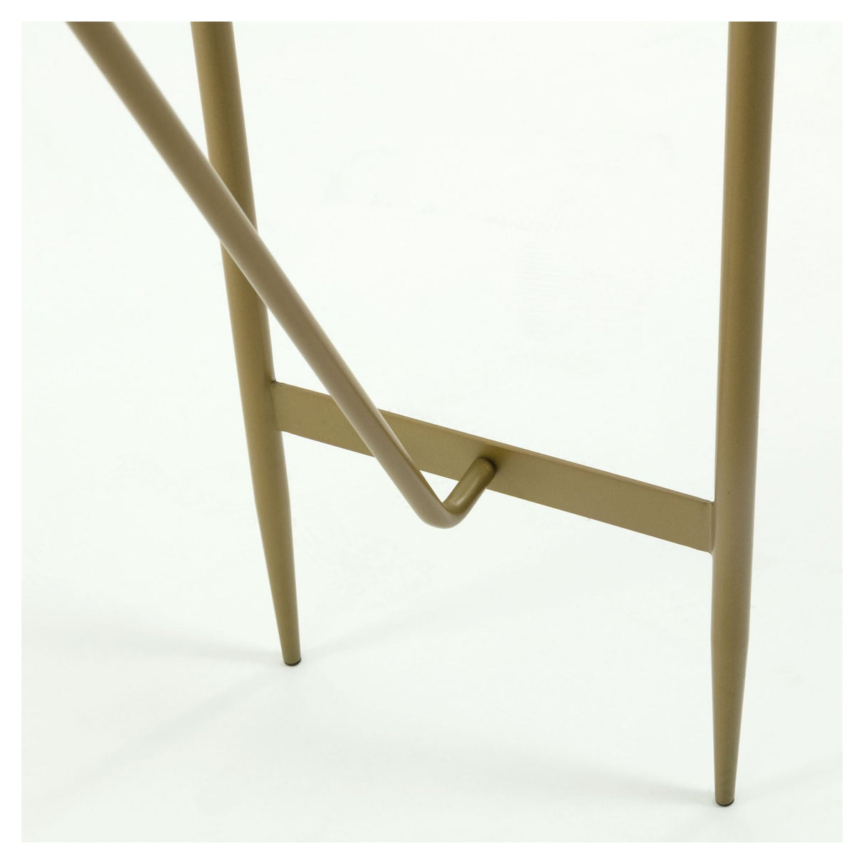 Elisenda Console Table White/Golden