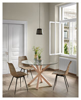 Lik spisestol Black/Rattan