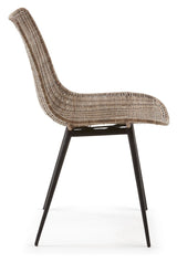 Lik spisestol Black/Rattan