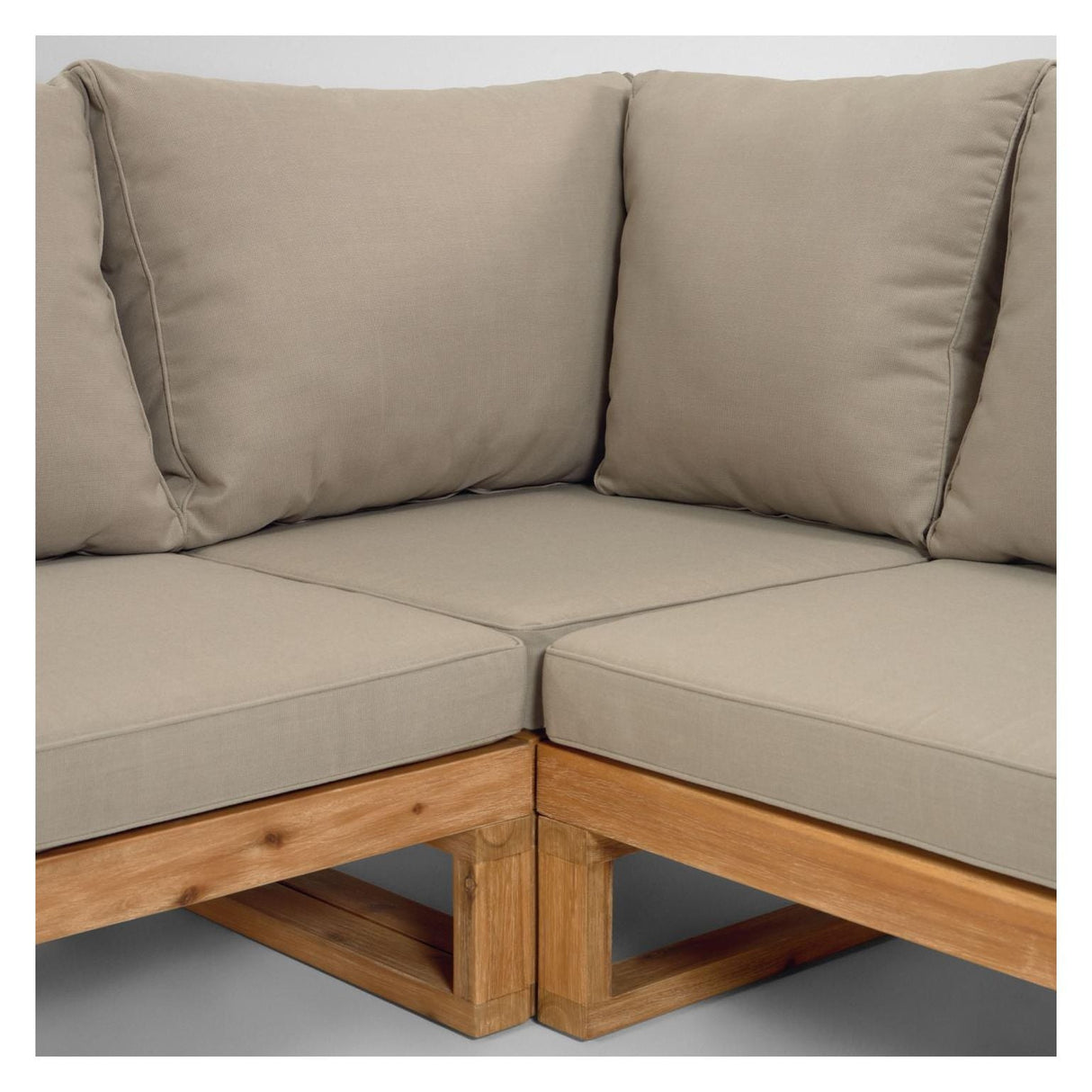 Flaviina 5-pers. Lounge Sofa Acacia