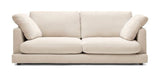 Gala 3-seters sofa, beige chenille stoff