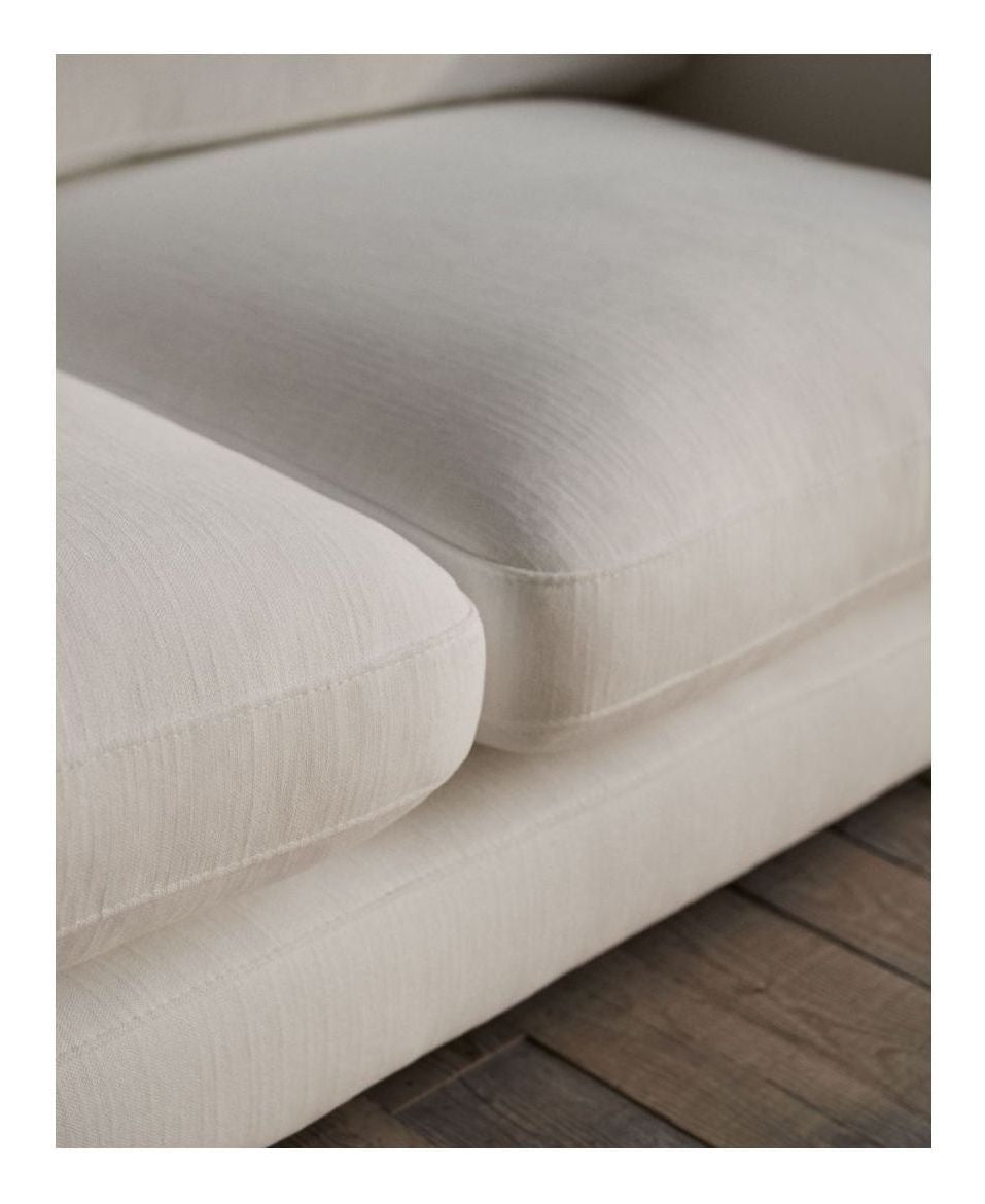 Gala 6-seters sofa, beige chenille stoff