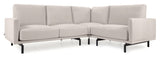 Galen 3-personer. Corner Sofa, 267x207, Beige Chenille