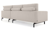 Galen 3-personer. Corner Sofa, 267x207, Beige Chenille