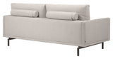 Galen 3-personer. Sofa, B174, Beige Chenille