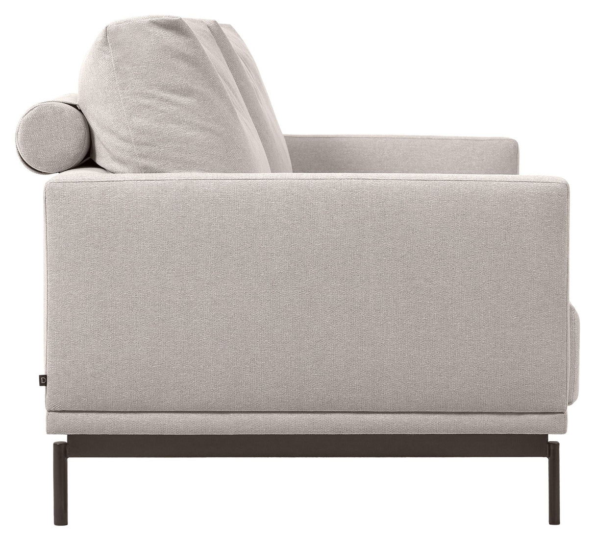 Galen 3-personer. Sofa, B174, Beige Chenille