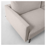 Galen 3-personer. Sofa, B174, Beige Chenille