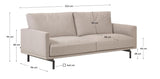 Galen 3 -seters sofa - Beige