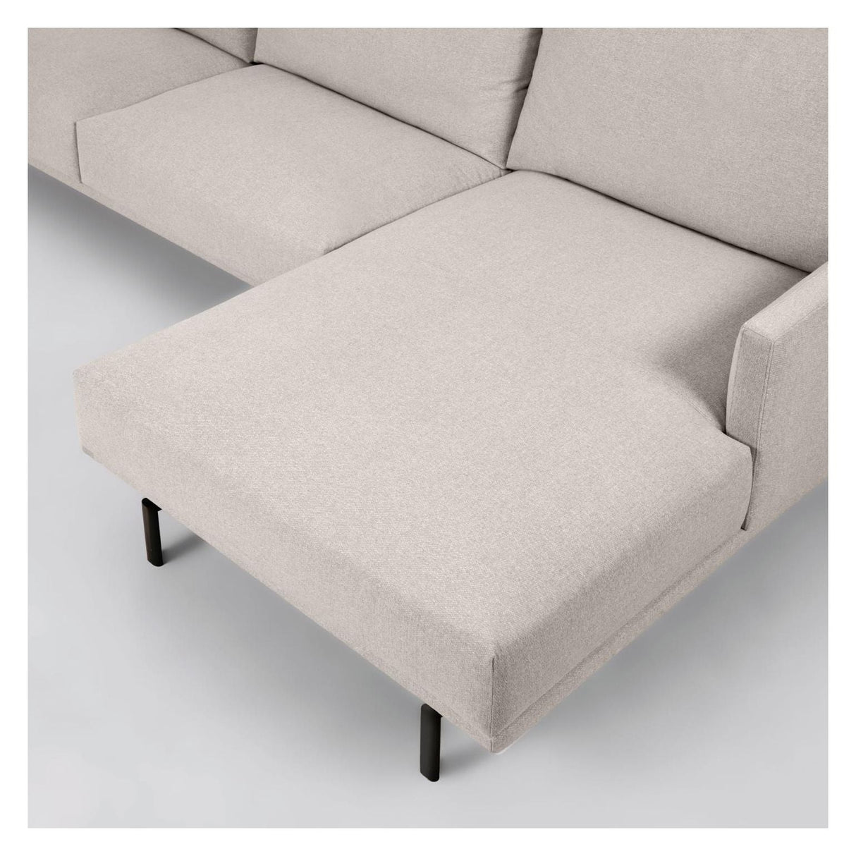 Galen 4 -seters sofa med høyre sjeselong - beige