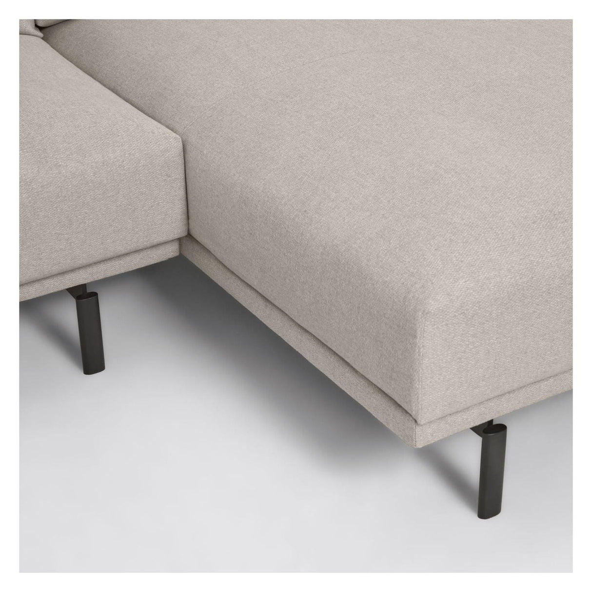 Galen 4 -seters sofa med høyre sjeselong - beige