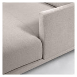 Galen 4 -seters sofa med høyre sjeselong - beige