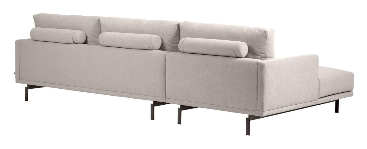 Galen 4 -seters sofa med venstre sjeselong - beige