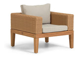 Giana Lounge Chair Acacia/Polyrattan