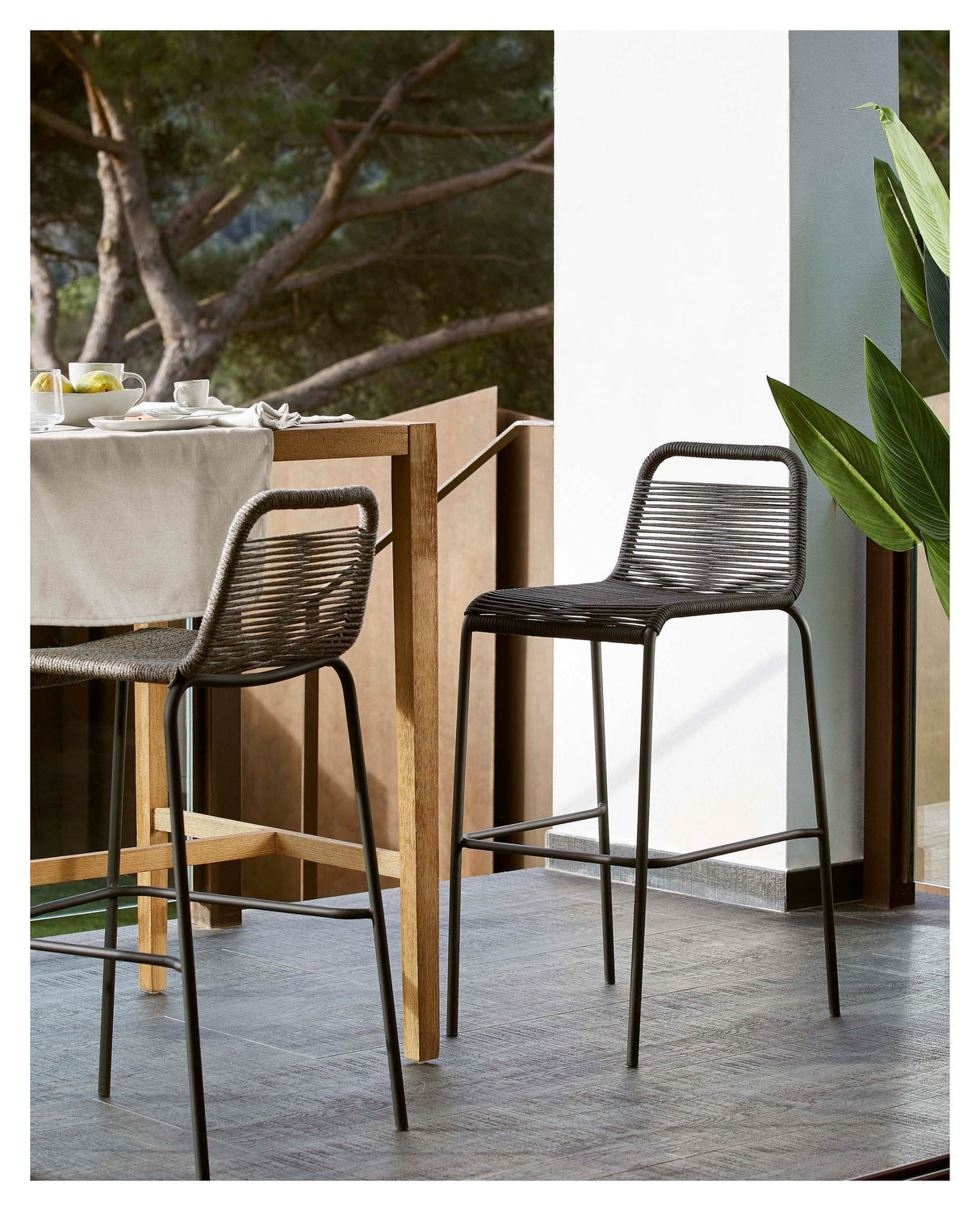 Glenville Bar Stool SH: 62cm, svart