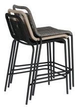 Glenville Bar Stool SH: 62cm, svart