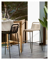 Glenville Bar Stool SH: 62cm, Tan