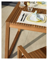 Hanzel Garden Table Solid Acacia, 180x90