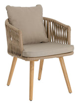 Hemilce Garden Chair Beige