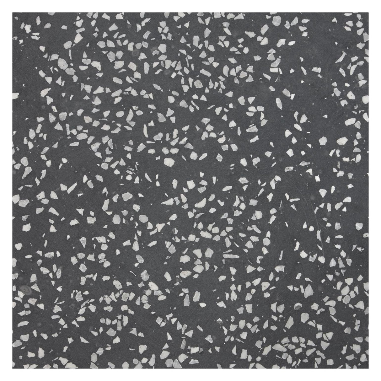 Jenell Sidebord Black Terrazzo-Look, Ø35