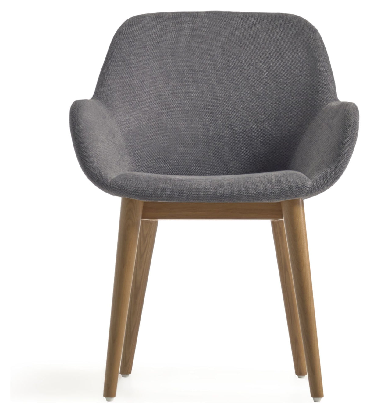 Konna Dining Chair, Dark Grey Chenille/Ask