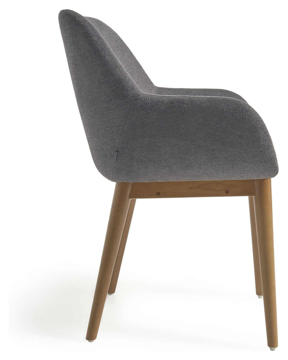 Konna Dining Chair, Dark Grey Chenille/Ask